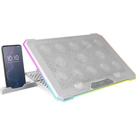 Notebook-Kühler pad mnbc13 a-rgb white mars gaming