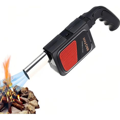 Ventilateur de cuisson électrique portable pour barbecue, souffleur d'air, outil pour barbecue en plein air, camping et pique-nique.-AquaForge (1/5)