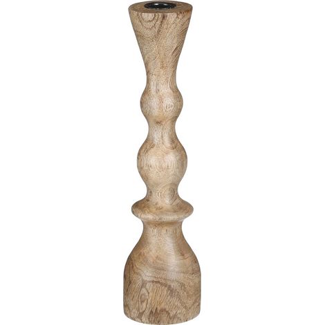 Mica Kerzenständer Breggo braun 30 x Ø 7 cm Kerzenhalter