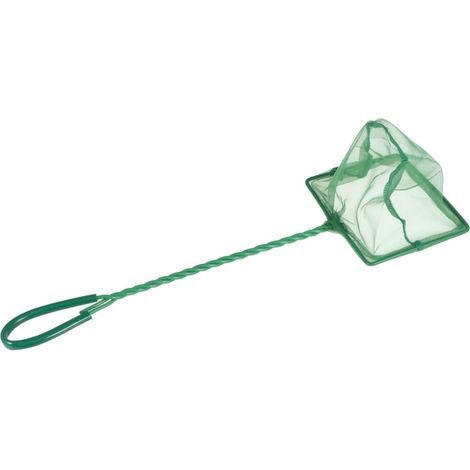 4-teiliges Aquarium-Kescher-Set, grünes Netzgewebe, ideales Zubehör zum Fangen von Fischen und Garnelen, sicher (1/5)