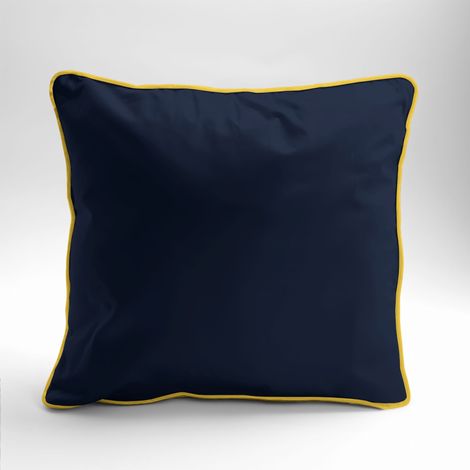 Kissenbezug Macatin aus reiner Baumwolle 40x40 Marineblau (1/4)