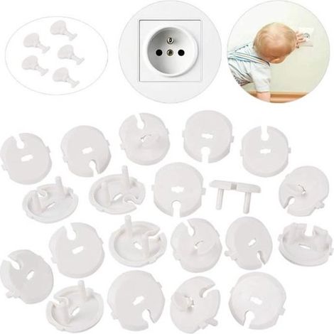Das 30-teilige Set 25 Abdeckungen 5 Schlüssel ist für kindersichere Steckdosen geeignet und enthält aktuell Abdeckungen mit Sicherheits und (1/4)