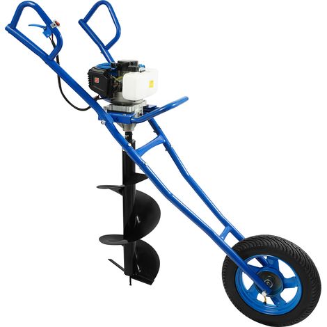 Senderpick – Tarière thermique 52cc – Moteur monocylindre 1,46 kW – Réservoir 1L pour creuser poteaux et planter arbres – Conception durable (1/5)
