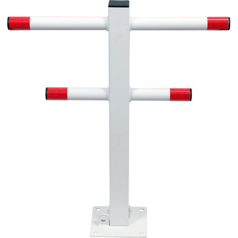 Parkplatzsperre / Absperrprofsten H=60cm, B=55cm für Vorhängeschloß