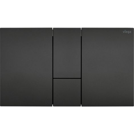 WC Betätigungsplatte VfS 24 8614.1 aus Kunststoff in schwarz matt (1/4)