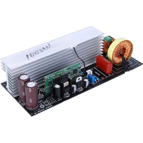 Réparation du panneau arrière d'un onduleur industriel à onde sinusoïdale avec plaque dissipateur thermique (1000W) (1/5)