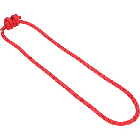 Corde d'escalade, 1,2 mètre de long, 6 millimètres de diamètre, 12 kN, corde accessoire rouge d'extérieur/corde multi-usages. (1/5)