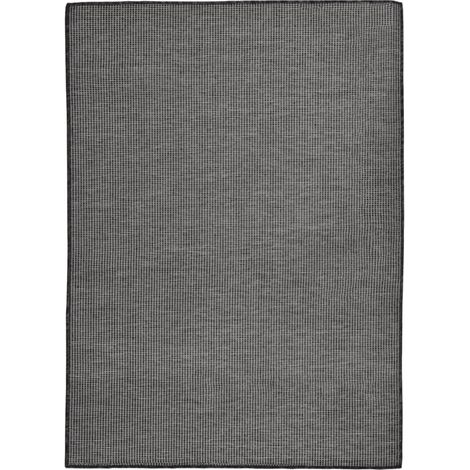 Tapis à tissage plat d'extérieur 200x280 Gris (1/5)