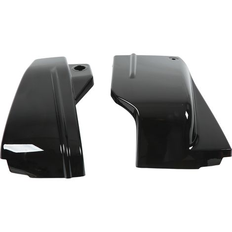 Paar seitliche Batterieabdeckungen für VStar 650 DragStar 650 XVS650 XVS650A Motorrad (alle Baujahre) (schwarz) (1/5)