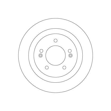 DISQUE DE FREIN ARRIÈRE DF6367 TRW