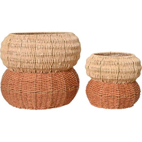 Cesta Orange bicolor grande