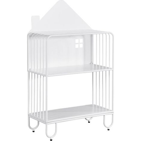 HOME DELUXE - Scaffale per bambini magnetico in metallo TODO Colore: bianco, taglia: S (1/5)