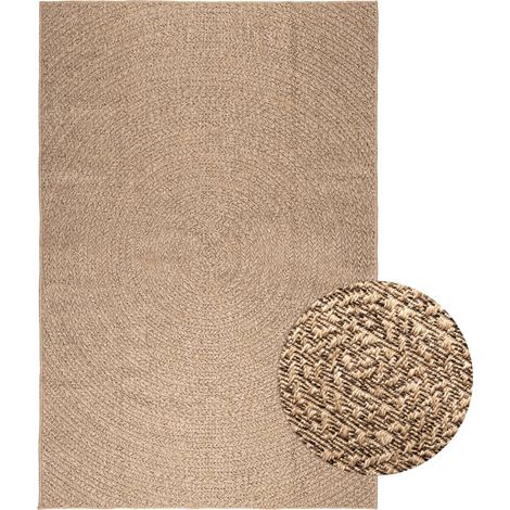 Tapis 200x290 cm aspect jute Intérieur et extérieur Tapis pour Entrée, Chambre, Balcon, Jardin BZTE475656