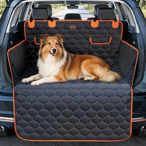 Protection Coffre Voiture Chien, Universel Housse Voiture Chien avec Protection Latérale, Imperméable Anti-Rayures, Entretien Facile (1/5)