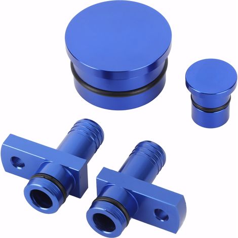 PCV-Umleitungsanschlüsse mit Umleitungsanschlussstopfen und Resonatorstopfen, passend für GM Duramax 2004,5–2010 6,6 l (1/5)