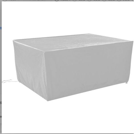 Housse De Protection Pour Mobilier De Jardin - Tissu Oxford 210D Impermeable - Pour Table Rectangulaire Patio - 152x104x71 cm - 1 Piece