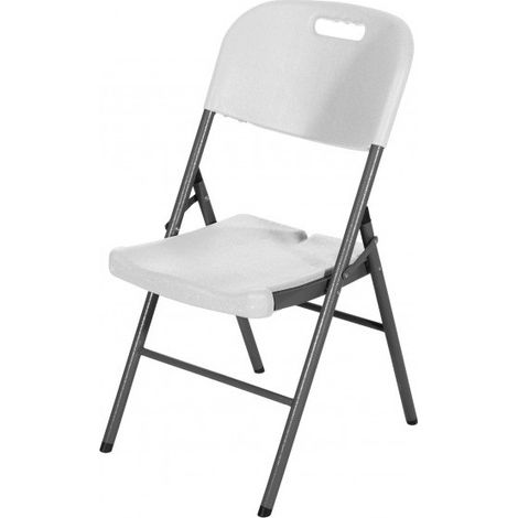 SEDIA PIEGHEVOLE 45X50XH88CM BIANCA IN PP (1/3)