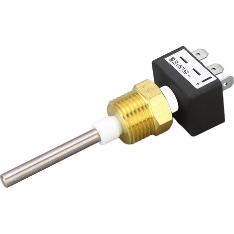 Capteur de niveau de liquide normalement ouvert 1/2NPT avec alarme, protection contre le bas niveau d'eau, 5-35VDC, utilisé pour les capteurs de niveau d'eau des réservoirs d'eau des groupes électrogè (1/5)