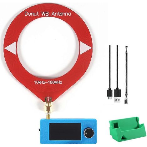 Mini-Radio SI4732 10 kHz-180 MHz HF SW MW VHF FM/AM/LSB/USB, Taschenradio mit 1,9-Zoll-Bildschirm und Verstärkerunterstützung. (1/5)