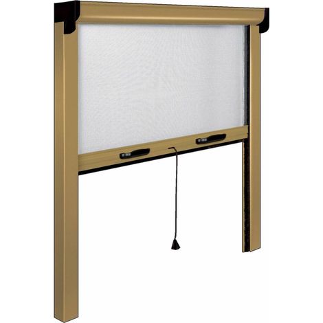 ZANZARIERA IRS OPERA 140X240 CM VERTICALE BRONZO
