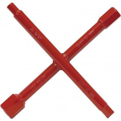Clé En Croix - 7 Fonctions - Compatible Tuyaux 3/8" 1/2" 3/4" 1" - Outil Plombier