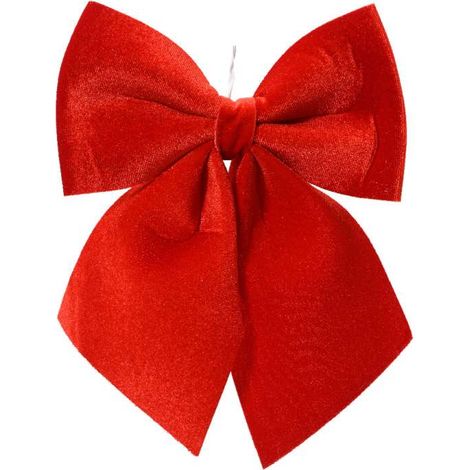 Fiocco natalizio rosso