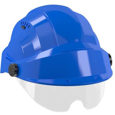 HELM 'ORIZON' BLAU VISIER BLAU MIT BRILLE TALIAPLAST - 563744