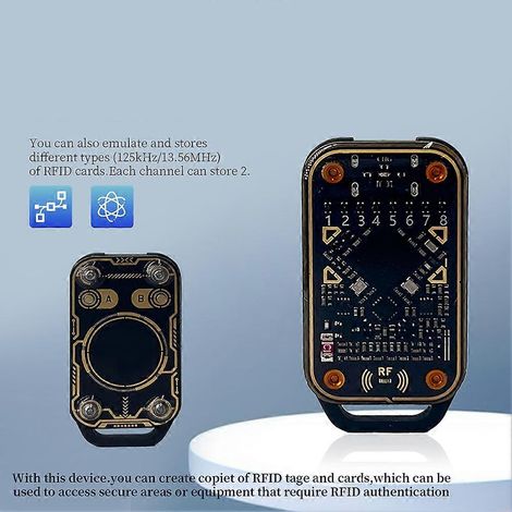 Émulateur de carte à puce sans contact Chameleon Ultra compatible avec les lecteurs/graveurs NFC et RFID pour puces d'identification IC. (1/5)