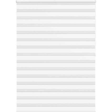 Doppelrollo Weiß 165x200 cm Stoffbreite 160,9 cm Polyester