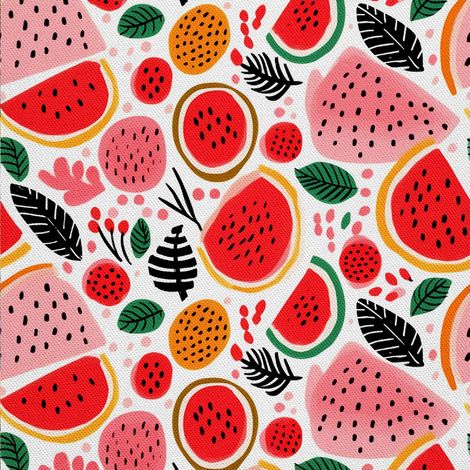 Tela decorativa para exteriores Oxford - Motivo frutal  DX6882 (1/5)