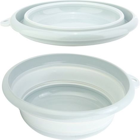 Lavabo Pliable - 25,5 Cm - Plastique PP Et TPR - Pour Camping Et Voyage - 1 Unite (1/5)