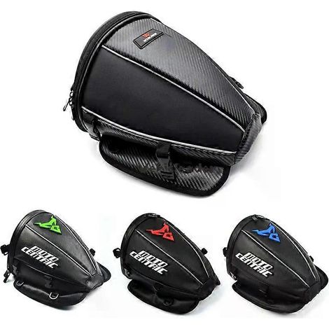 Robuste Motorrad-Satteltasche, wasserdicht, wasserdicht, ideal als Rucksack, Tanktasche oder Reisegepäck, passend für Motorradfahrer. Auch als Sporttasche aus Leder erhältlich. (1/4)