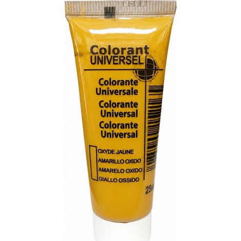 Universalfarbstoff, 25ml Tube, gelbes Oxid.
