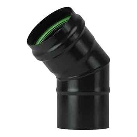 GOMITO A 45° PER STUFE A PELLET 'LIGHT' Ø 100 mm