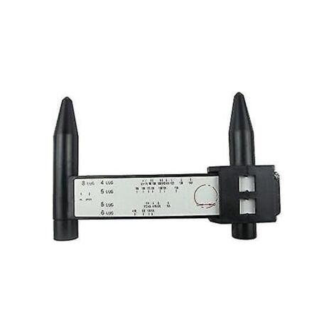 Outil de mesure coulissant de modèle de boulon, jante de roue, calibre 527, 4 5 6 8, règle PCD (1/5)