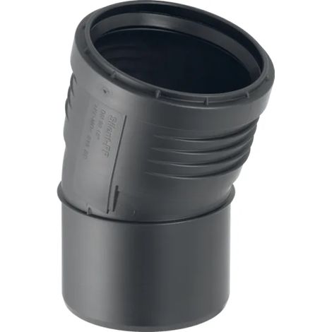 CURVA 15Â° AD INNESTO IN PP CON GUARNIZIONE SERIE SILENT - EE 75  - GBR