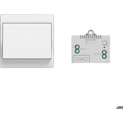 Interrupteur sans fil - KR2201-4 - Auto-alimenté - Télécommande - Installation facile (1/4)