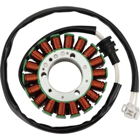 Compatible avec la bobine de stator de moto Yamaha YZF-R1 (1998-2001), bobine de magnéto, numéro de pièce d'origine 4XV-81410-01, bobine de charge de générateur. (1/5)