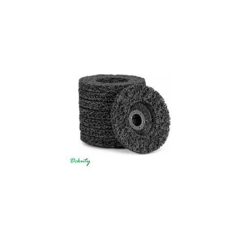 Dischi di pulizia per smerigliatrici angolari, diametro: 125 mm, Guazhuni Confezione da 2 (nero) - Crezuo
