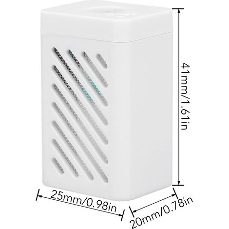 Ortviai Module d’ion argent pour aspirateur robot Dreame X10/S10/W10S/S20/X20 – 2 pièces, blanc, ABS (1/4)