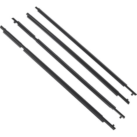 Kit de 4 joints d'étanchéité de fenêtre noirs, étanches et robustes (réf. 75720 42030) pour RAV4 (1/5)