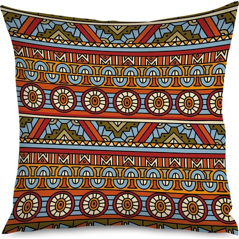 Housse de coussin imprimé hiboux, nuit bohème (1/5)
