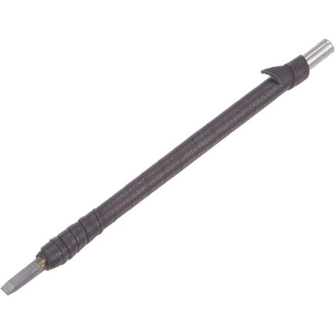 Bois Ciseaux Couteau 4mm Tungstène Carbure Plat Pointe Sculpture Menuiserie Main Outil 150mm Longueur avec Cuir Tissu Poignée