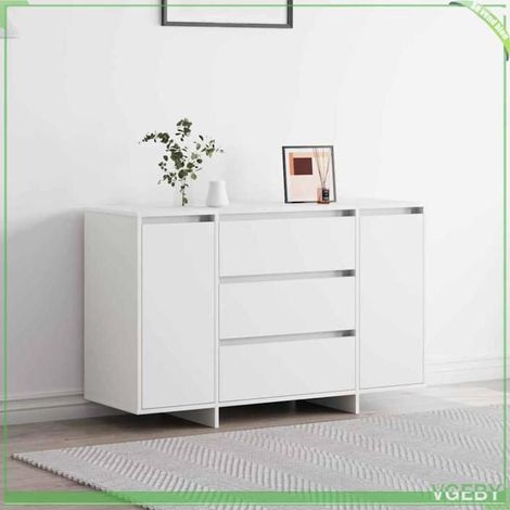 Buffet - 3333906 - Blanc - Bois d'ingénierie - 120 x 41 x 75 cm (1/5)