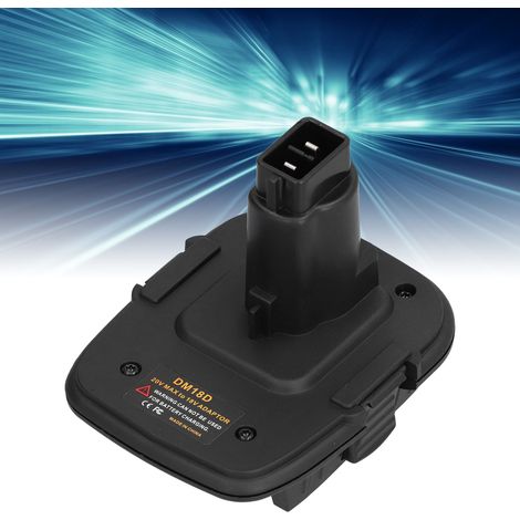 DM18D Akkuadapter für Dewalt und Milwaukee 18V Lithium-Ionen-Elektrowerkzeuge an Dewalt Nickel-Cadmium-Elektrowerkzeuge. (1/5)