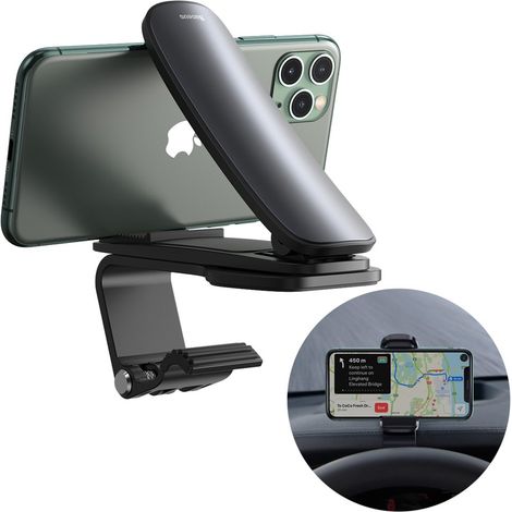 Baseus Big Mouth Pro Soporte activo para teléfono móvil Teléfono móvil/smartphone Negro, Plata (1/5)