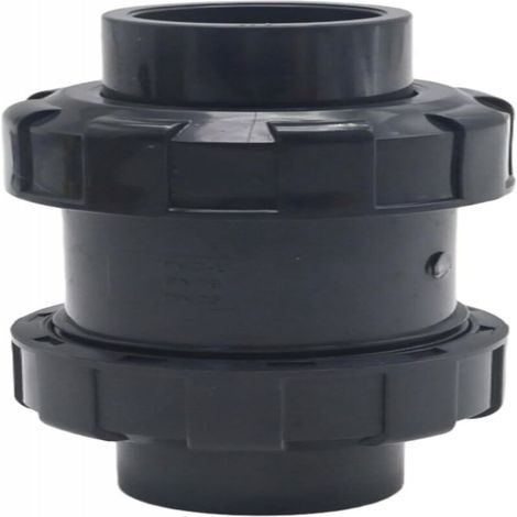 Clapet anti-retour à bille – PVC résistant – Diamètre intérieur 32 mm – Raccord fileté pour installation facile – Empêche le reflux d'eau