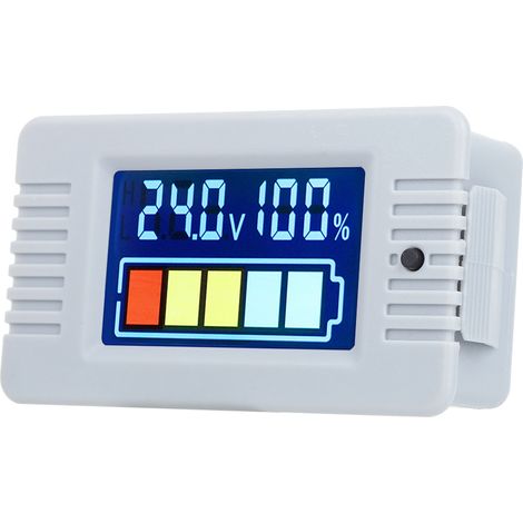 Indicateur de capacité de batterie, voltmètre numérique LCD, testeur de puissance 0100 V (1/5)