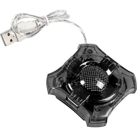 Esperanza Hub Usb 2.0 De 4 Puertos Star Negro