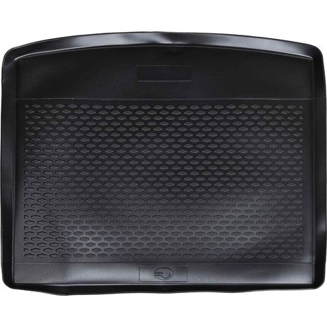 Trunk Mat Black suitable for ŠKODA KAROQ-horní 2017- Rubber vidaXL